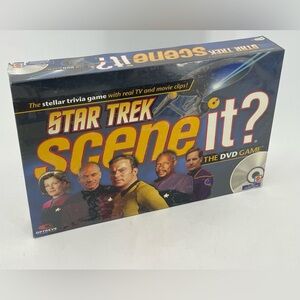 Star Trek Scene‎ It The DVD Game Mattel Trivia Board Game 2008 All Series New